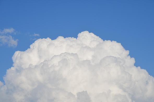 Huge fluffy cloud