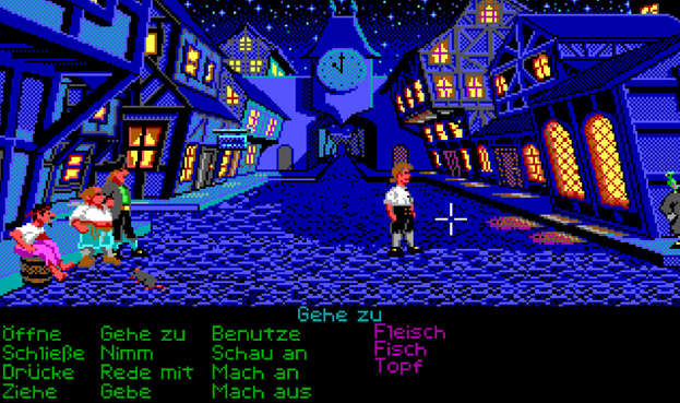 The Secret of Monkey Island, EGA, Deutsch, Screenshot