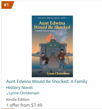 Cover of Aunt Edwina Would Be Shocked with number one Amazon Category ranking.