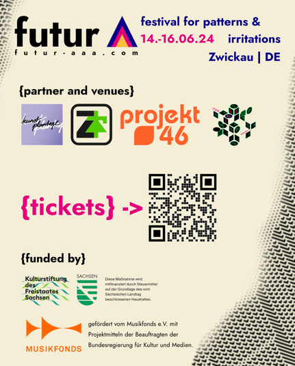 poster recognizing partners, venues and funding sources as well as a ticket link