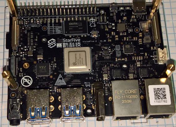 RiscV StarFive VisionFive2 Board