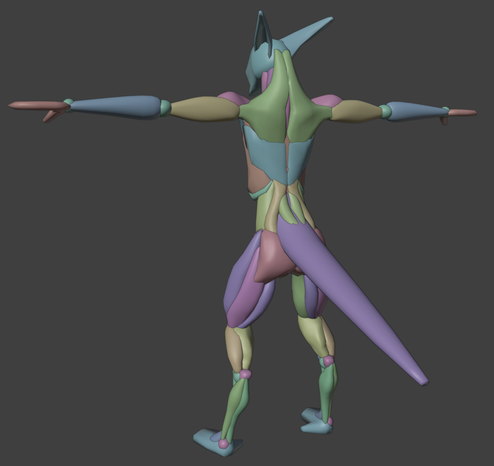 The same subject as described in the previous screenshot, but with the character facing away from the camera.