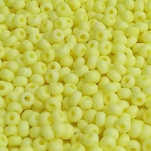 Size 8° Limited Edition Neon Yellow Rocaille Beads from beadmonster.co.uk