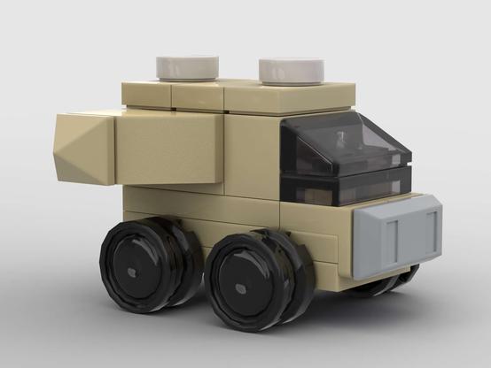 Lone Starr’s bus, front right view.