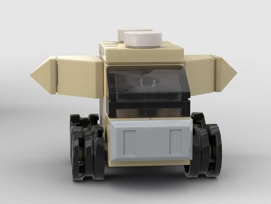 Lone Starr’s bus, front view.