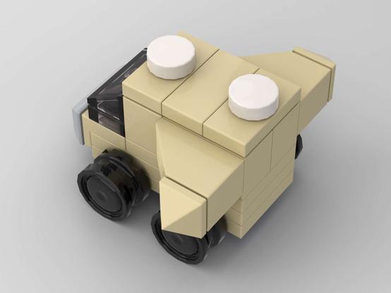 Lone Starr’s bus, left top view.