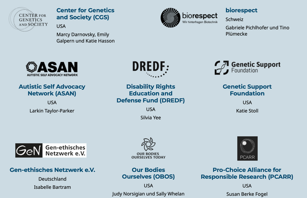 Logos der Mitgliedsorganisationen der Coalition