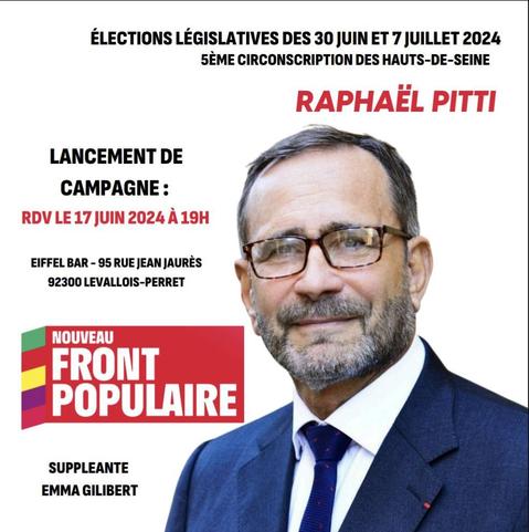 Affiche du lancement de campagne