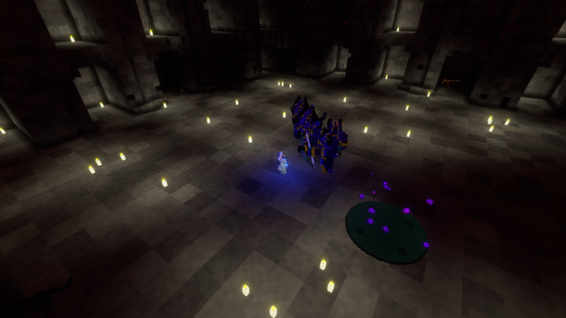 Several cultist brutes hanging out for a candlelight dinner with a main course of Veloren adventurers