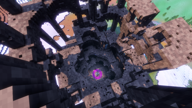 Top down view of the above ground portion of the new cultist dungeon