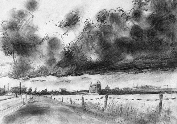 Clouds over Tempelhofer Feld
