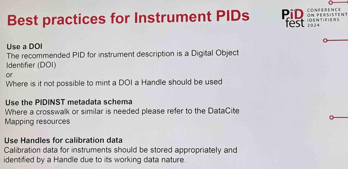 screenshot of presented slide on "best practices"