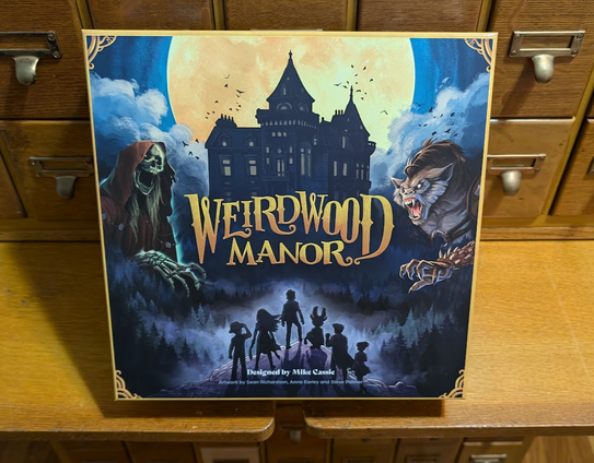 Weirdwood Manor board game box cover