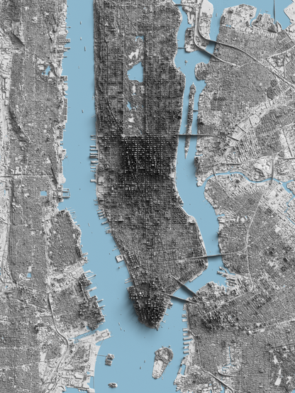 image - 3D rendering of Manhattan, NYC