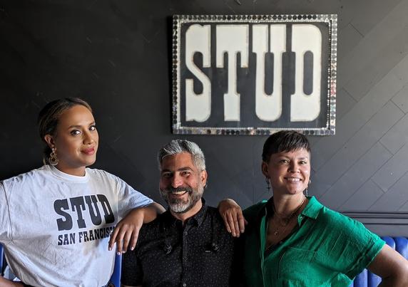 (L–R) Honey Mahogany, Marke B., and Rachel Ryan