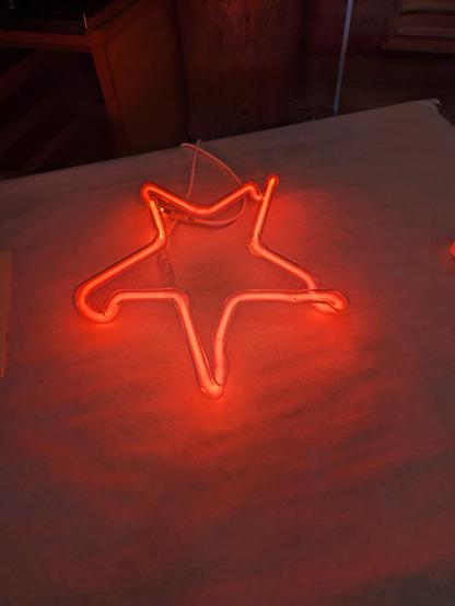 Giant Boro Star sitting on the auction table