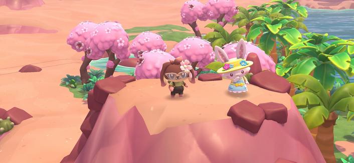 my character in hello kitty island adventure on apple arcade with wish me mell
