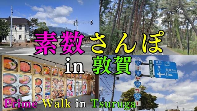 【素数さんぽ】晴天のサイクリング！日本唯一の標識スポットも登場！？ ～Prime Walk in Tsuruga～