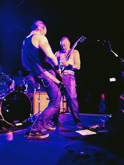 High on Fire's Matt Pike and Jeff Matz live on stage in Hamburg, Germany 2024.