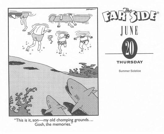 "This is it, son— my old chomping grounds.... Gosh, the memories.'