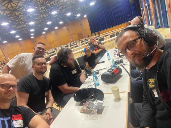 Picture of us recording