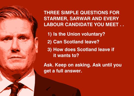 Questions for Starmer on Scottish route to independence. Is the Union voluntary?