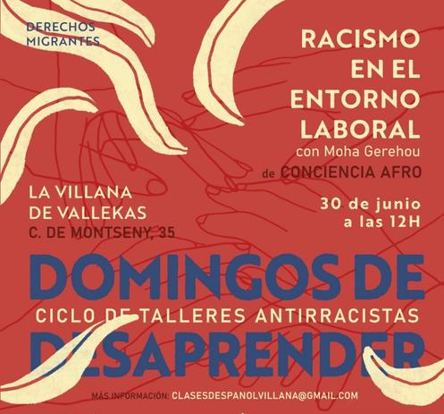 Racismo en el entorno laboral (Taller antirracista)