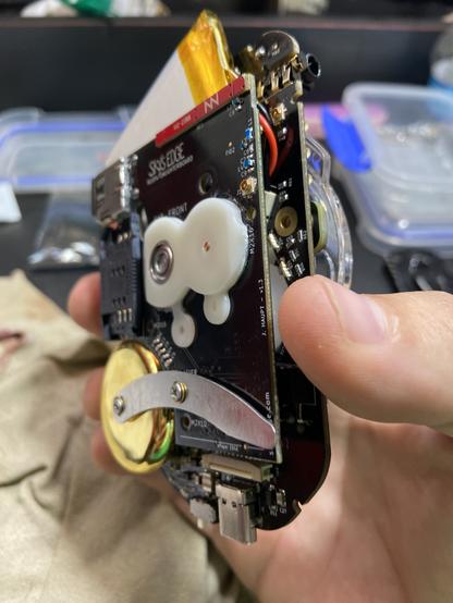 Back side of the guts of the RUSP