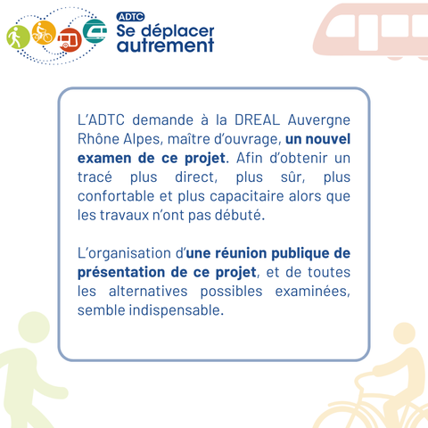 Communiqué de presse à propos de la passerelle piétons et cycles sur l’A480.