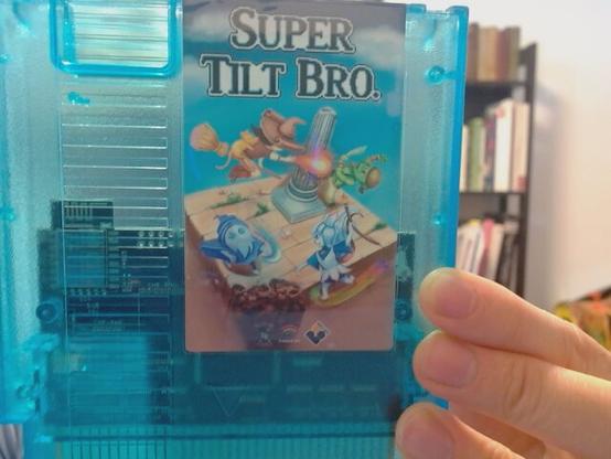 Super Tilt Bro NES cartridge
