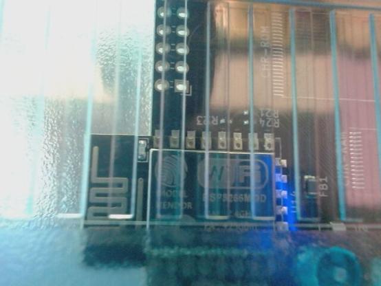 Closeup of wifi chip inside the cartridge