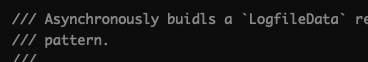 Generated docstring that has the word "builds" spelled as "buidls"