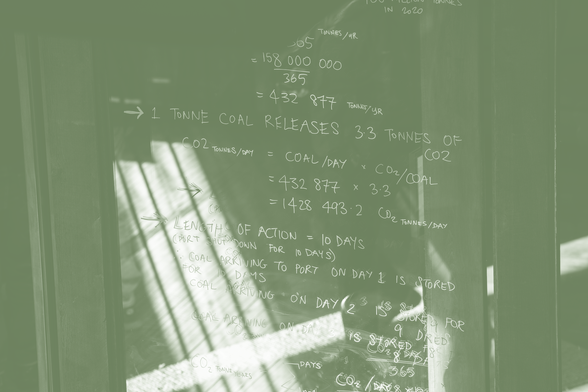 Calculating carbon offsets from industrial sabotage. Photo: Walter Wlodarczyk.