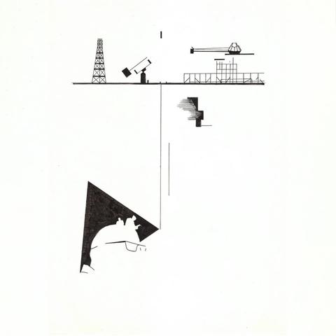 I drew and painted colors individually on paper and layered them like a silk screen print: This one is BLACK.