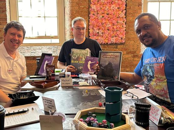 Our LongCon GM at the gaming table.