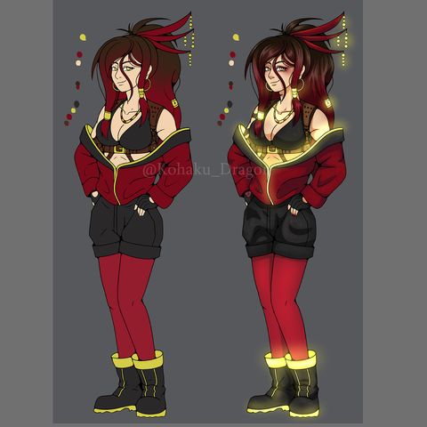 full body ref of a beautiful lady