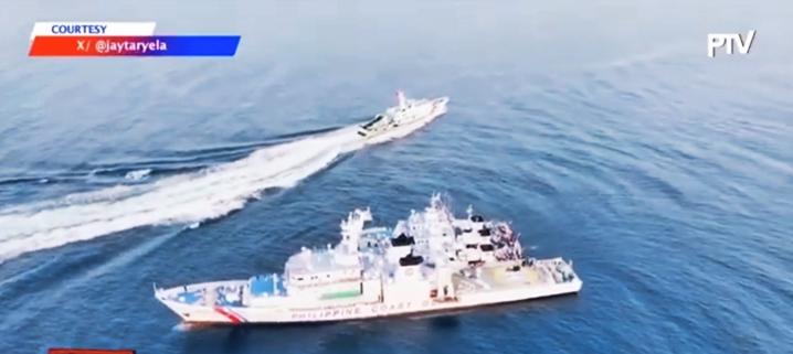 Commodore Jay Tarriela, PCG spokesperson for the West Philippine Sea, said three 44-meter multi-role response vessels (MRRVs) joined the larger BRP Teresa Magbanua on Monday. The BRP Teresa Magbanua has been deployed in Escoda Shoal since April following suspected reclamation activities in the area.