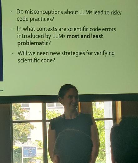 Do misconceptions about LLMs lead to risky code practices?

In what contexts are scientific code errors introduced by LLMs most and least problematic?

Will we need new strategies for verifying scientific code?