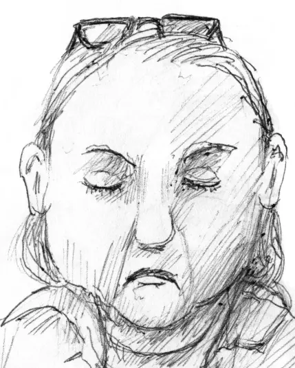 Woman in the Ringbahn