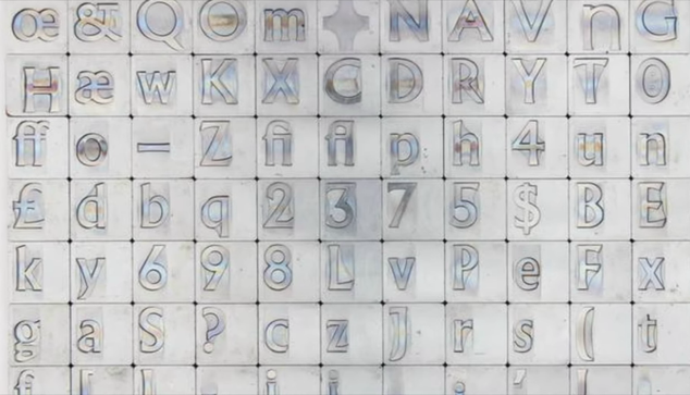 Albertus display matrices