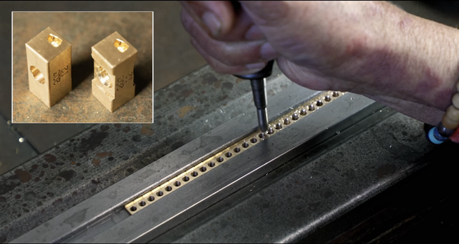 Countersinking 0.2 inch matrices