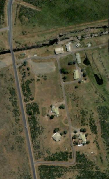Screenshot from Apple Maps if Liawenee. Only a small scattering of buildings.