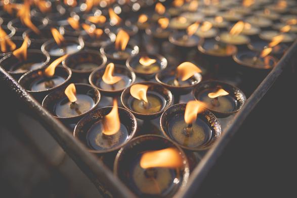 Butter lamps