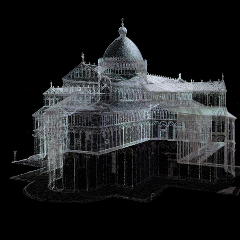 A 3D reconstruction of Pisa Cathedral