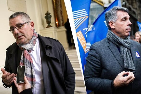 Jean-Claude Delage et Philippe Capon. © Photomontage Mediapart avec Sipa et REA
