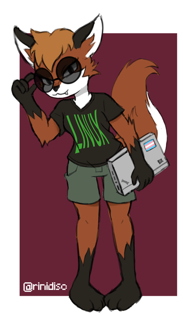 Xenia holding a laptop