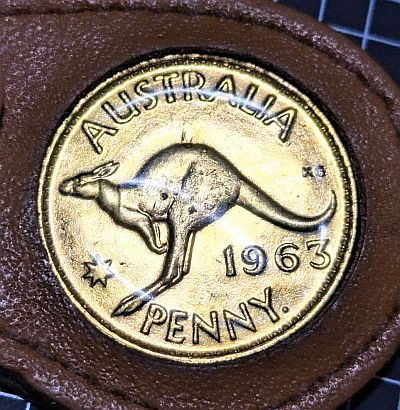 Kangaroo above date and value. Script: Latin Lettering: AUSTRALIA KG 1956 PENNY. Engraver: George Kruger Gray Designer: George Kruger Gray