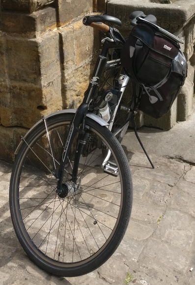 Schwarzes STEVENS (Herren-) Fahrrad