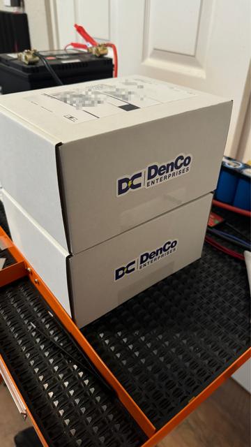 Two product mailer boxes outbound from DenCo Enterprises.