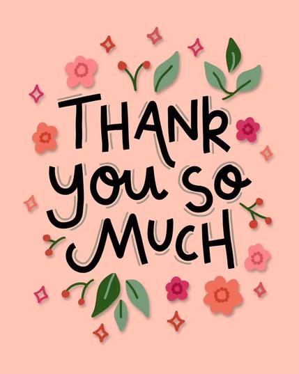 THANK
youso
MUCH